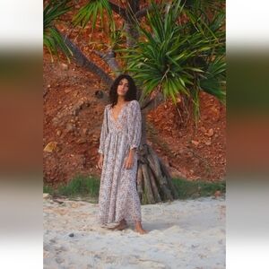 Daughters Of India Boho Floral Maxi Dress XL